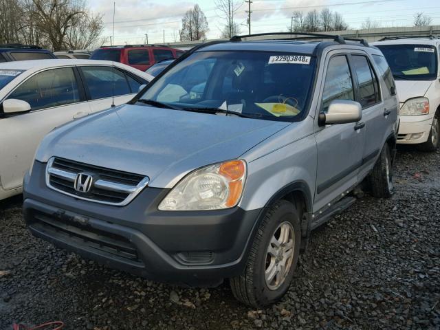 JHLRD78893C041859 - 2003 HONDA CR-V EX SILVER photo 2