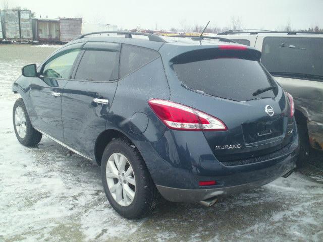 JN8AZ1MWXCW215373 - 2012 NISSAN MURANO S BLUE photo 3