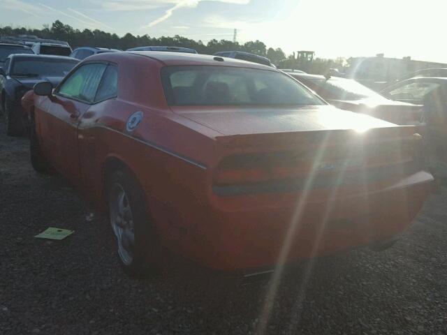 2B3CJ4DV6AH139555 - 2010 DODGE CHALLENGER RED photo 3