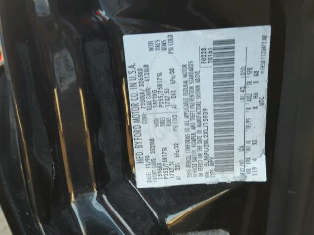 5LMPU28L2XLJ15939 - 1999 LINCOLN NAVIGATOR BLACK photo 10