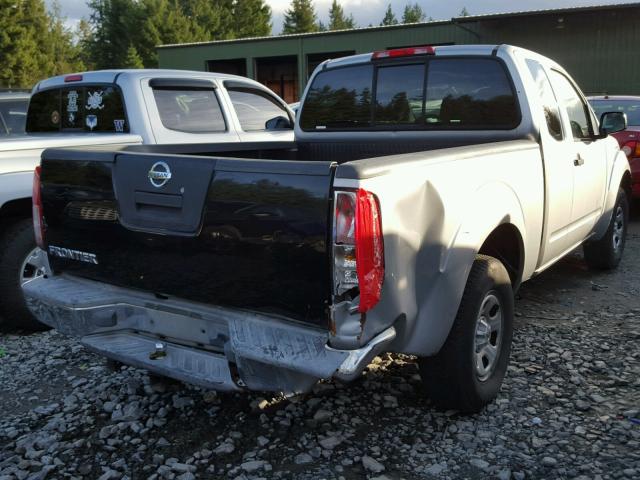 1N6BD06T36C476214 - 2006 NISSAN FRONTIER K SILVER photo 4