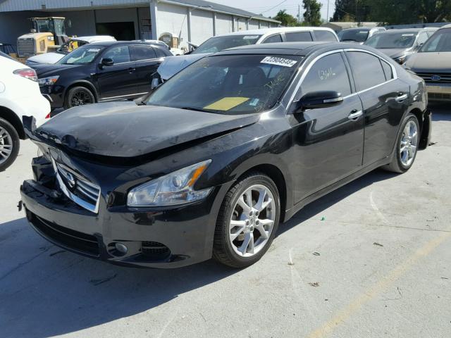 1N4AA5AP7CC868774 - 2012 NISSAN MAXIMA S BLACK photo 2