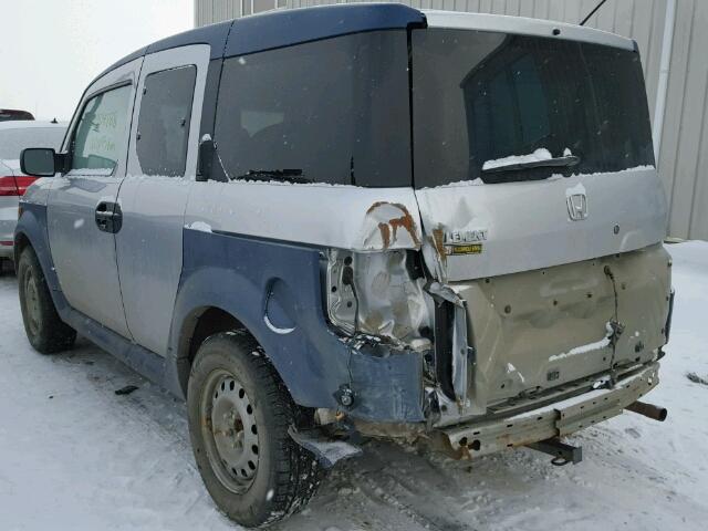 5J6YH18206L800452 - 2006 HONDA ELEMENT SILVER photo 3