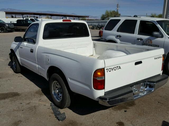 5TENL42N8YZ715956 - 2000 TOYOTA TACOMA WHITE photo 3