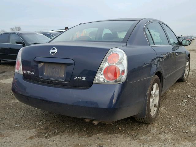 1N4AL11D05C321034 - 2005 NISSAN ALTIMA S BLUE photo 4