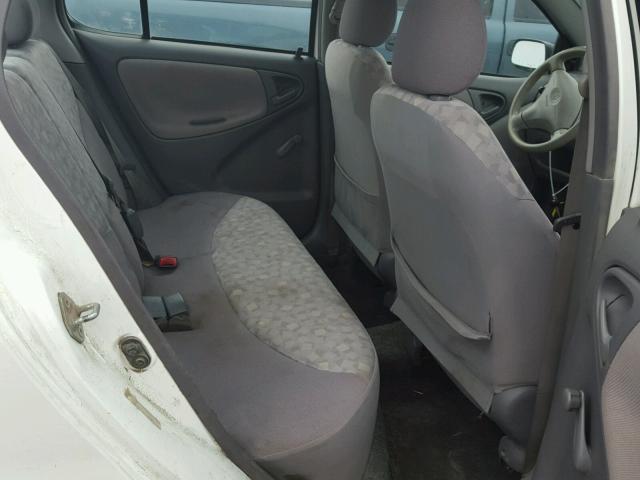 JTDBT1230Y0023786 - 2000 TOYOTA ECHO WHITE photo 6