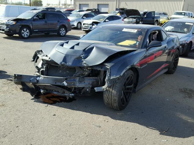 2G1FL1EP0E9801739 - 2014 CHEVROLET CAMARO ZL1 黑色 照片 2