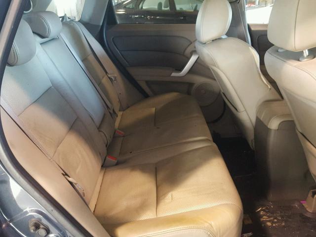 5J8TB18547A001560 - 2007 ACURA RDX TECHNO BLUE photo 6