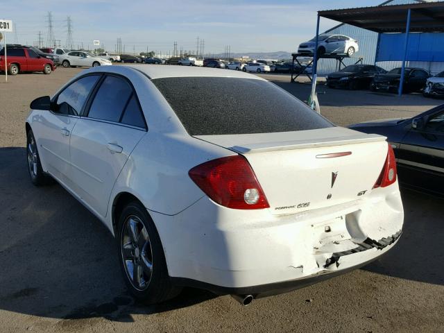 1G2ZH558164198959 - 2006 PONTIAC G6 GT WHITE photo 3