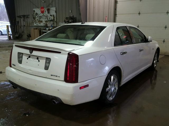 1G6DC67A450200433 - 2005 CADILLAC STS WHITE photo 4