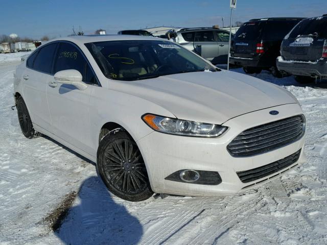 3FA6P0H9XDR266260 - 2013 FORD FUSION SE WHITE photo 1