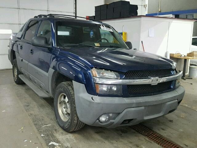 3GNEK13T42G158701 - 2002 CHEVROLET AVALANCHE BLUE photo 1