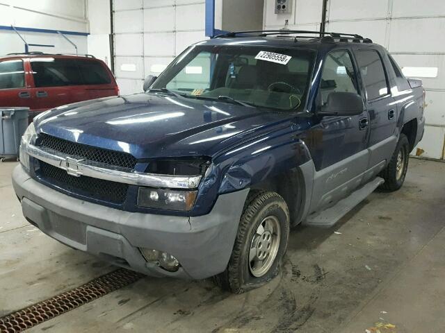 3GNEK13T42G158701 - 2002 CHEVROLET AVALANCHE BLUE photo 2