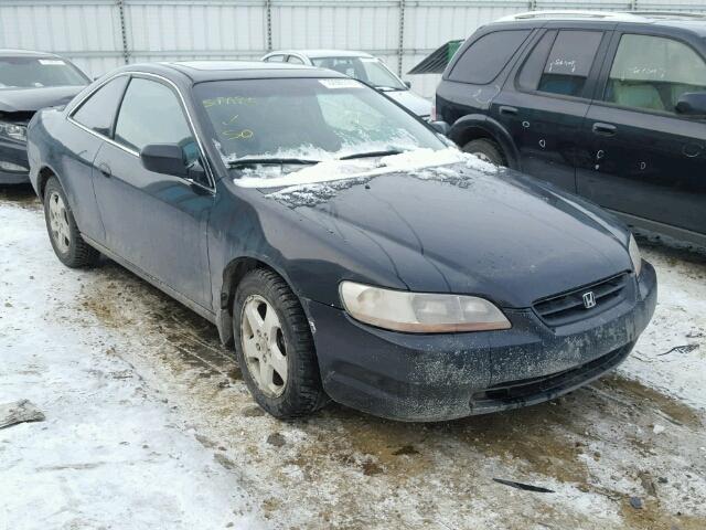 1HGCG2259YA800736 - 2000 HONDA ACCORD EX BLACK photo 1