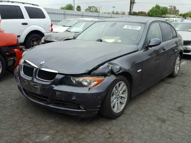 WBAVB13506PT16749 - 2006 BMW 325 I GRAY photo 2