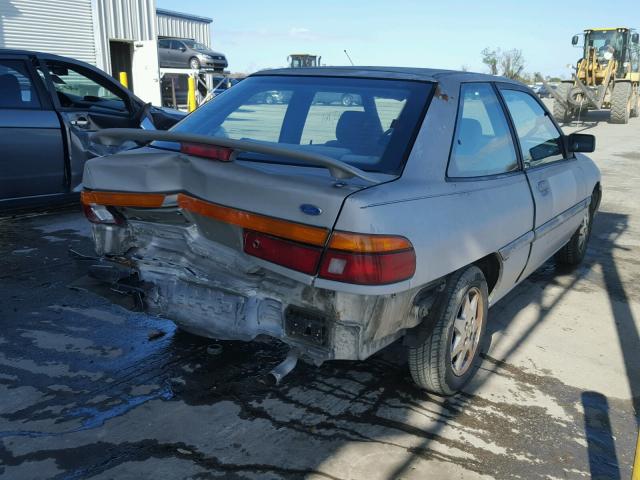 3FASP11J3TR140619 - 1996 FORD ESCORT LX SILVER photo 4