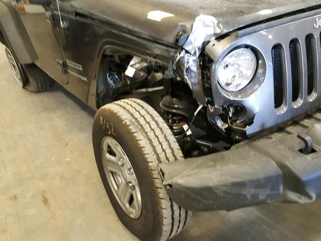 1C4AJWAG9JL808332 - 2018 JEEP WRANGLER S GRAY photo 9