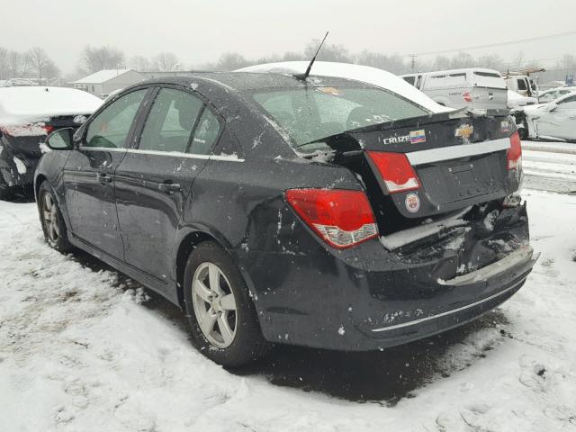 1G1PF5S94B7261530 - 2011 CHEVROLET CRUZE LT BLACK photo 3