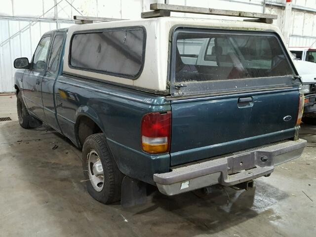 1FTCR14X0TPA04805 - 1996 FORD RANGER SUP GREEN photo 3