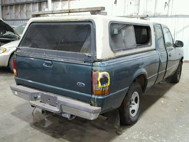 1FTCR14X0TPA04805 - 1996 FORD RANGER SUP GREEN photo 4