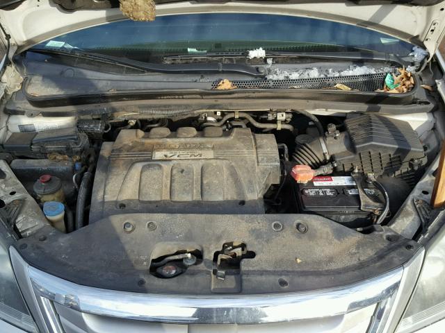 5FNRL38758B013745 - 2008 HONDA ODYSSEY EX SILVER photo 7