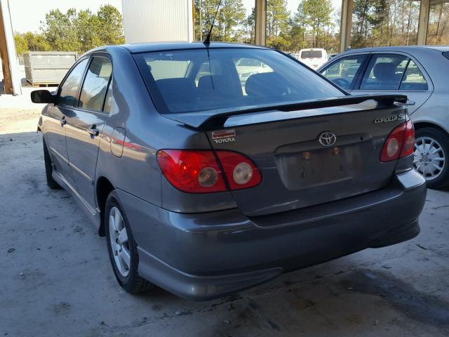 1NXBR32E88Z013698 - 2008 TOYOTA COROLLA CE GRAY photo 3