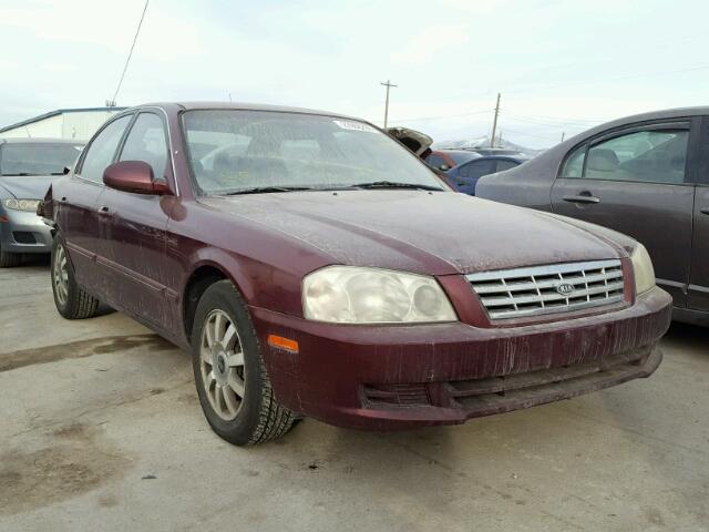 KNAGD128025130987 - 2002 KIA OPTIMA MAG MAROON photo 1