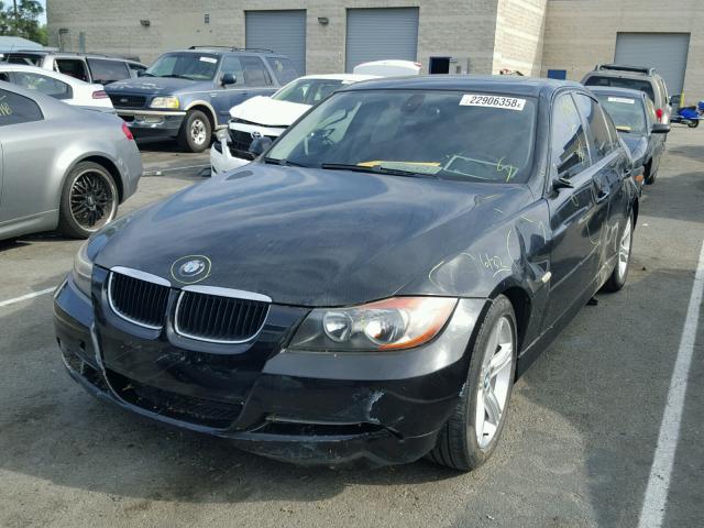 WBAVA37518NL55096 - 2008 BMW 328 I BLACK photo 2