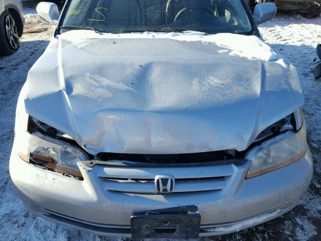 1HGCG16511A015959 - 2001 HONDA ACCORD EX SILVER photo 7