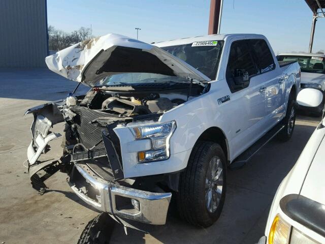 1FTEW1CG6FKD25879 - 2015 FORD F150 SUPER WHITE photo 2