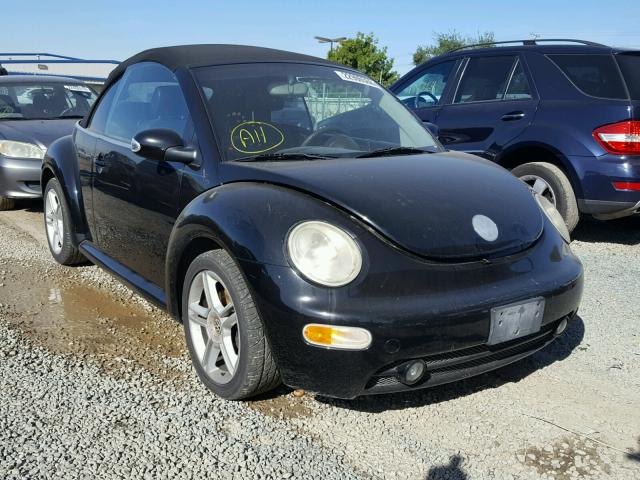 3VWCD31Y35M301614 - 2005 VOLKSWAGEN NEW BEETLE BLACK photo 1