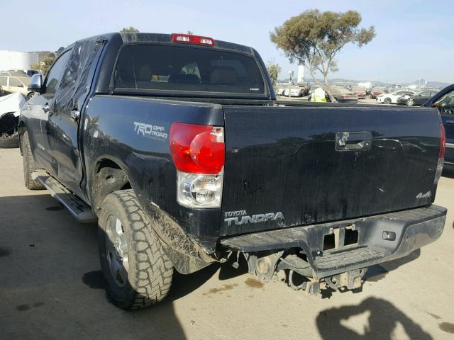 5TBDV58157S479271 - 2007 TOYOTA TUNDRA CRE BLACK photo 3