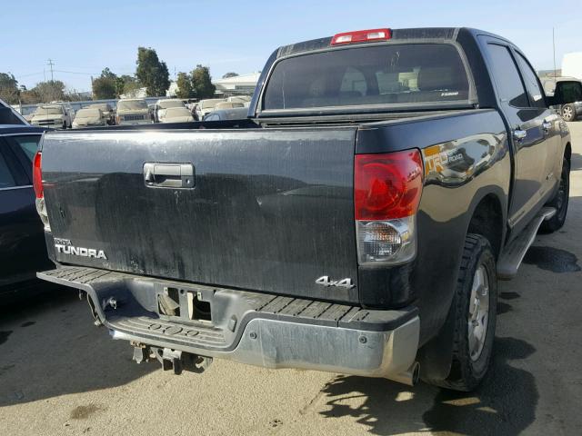 5TBDV58157S479271 - 2007 TOYOTA TUNDRA CRE BLACK photo 4