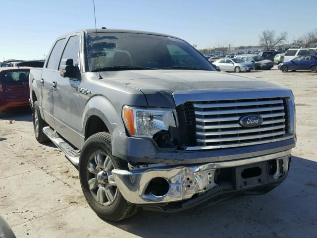 1FTEW1CM6CKE04258 - 2012 FORD F150 SUPER GRAY photo 1