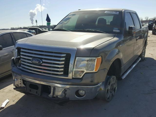 1FTEW1CM6CKE04258 - 2012 FORD F150 SUPER GRAY photo 2