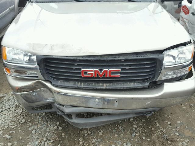 2GTEK19T321264629 - 2002 GMC NEW SIERRA GOLD photo 7