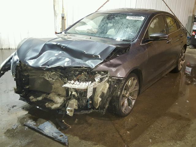 1C3CCCEG6FN620556 - 2015 CHRYSLER 200 C GRAY photo 2