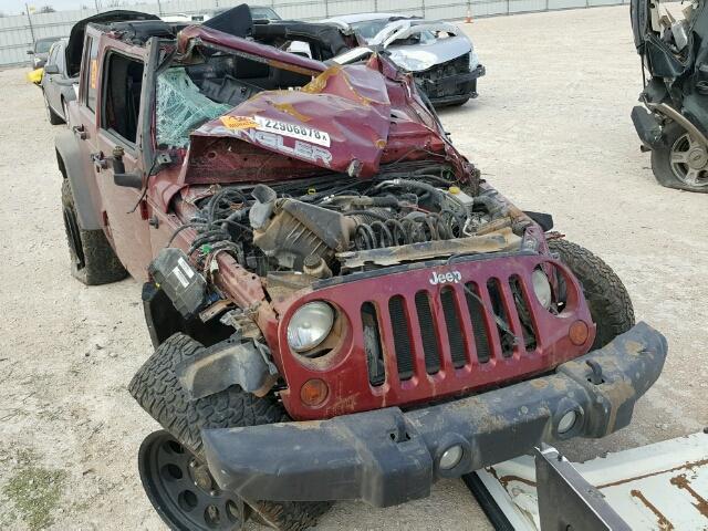 1J4BA3H19BL597990 - 2011 JEEP WRANGLER U RED photo 9