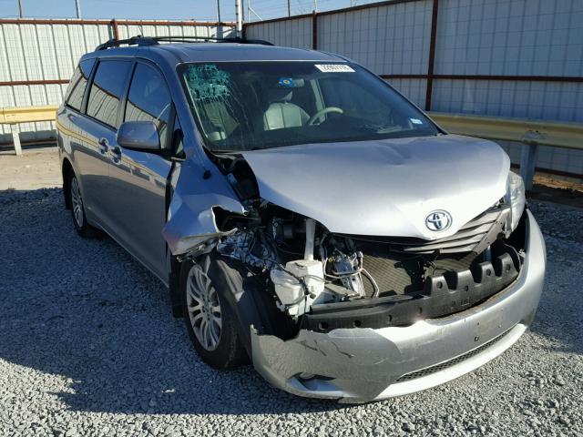 5TDYK3DCXBS121671 - 2011 TOYOTA SIENNA XLE GRAY photo 1