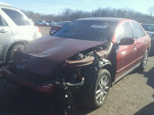 1HGCM66374A073891 - 2004 HONDA ACCORD LX RED photo 2