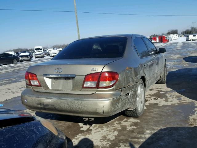 JNKDA31A42T017777 - 2002 INFINITI I35 TAN photo 4