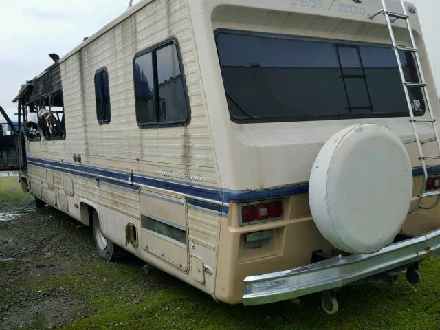 1GBKP37W4D3306658 - 1983 PRRW MOTOHOME BEIGE photo 3