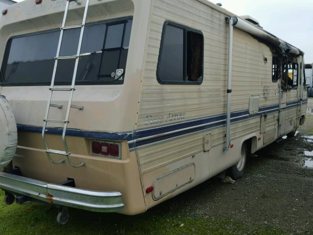 1GBKP37W4D3306658 - 1983 PRRW MOTOHOME BEIGE photo 4