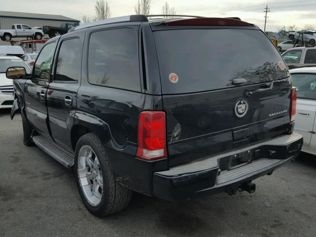 1GYEK63N15R101975 - 2005 CADILLAC ESCALADE L BLACK photo 3