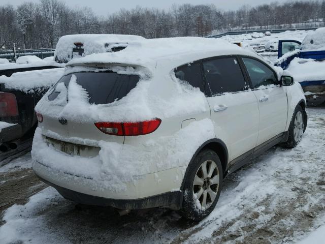 4S4WX82C764431721 - 2006 SUBARU B9 TRIBECA WHITE photo 4