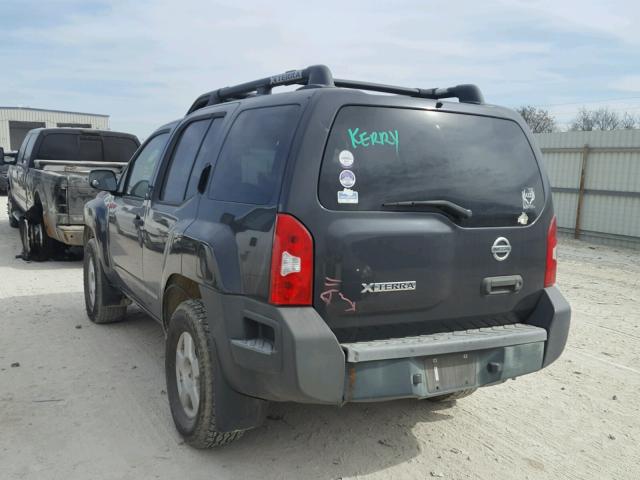 5N1AN08W07C500680 - 2007 NISSAN XTERRA OFF BLACK photo 3