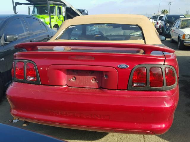 1FAFP4442WF270112 - 1998 FORD MUSTANG RED photo 10