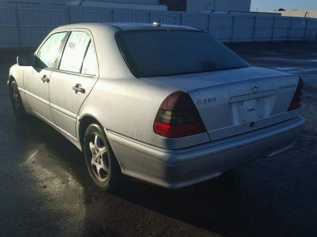 WDBHA24G4YA859955 - 2000 MERCEDES-BENZ C 230 SILVER photo 3