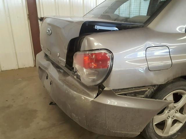 JF1GD67636H513081 - 2006 SUBARU IMPREZA 2. GRAY photo 9