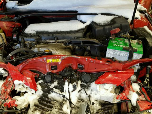 4T1CE38P14U796396 - 2004 TOYOTA CAMRY SOLA RED photo 7